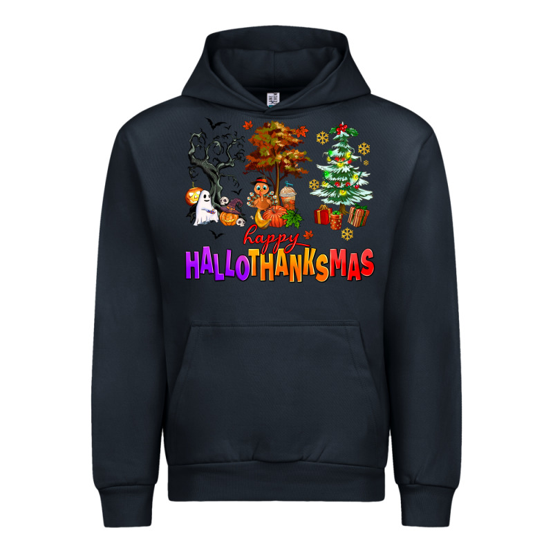 Happy Hallothanksmas Trees Urban Hoodie by AdoDesignShop | Teevron