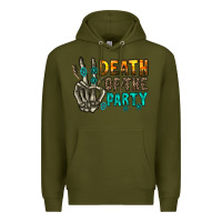 Army Green death of party Premium Hoodie - RacoonDesign