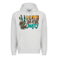 Dove Grey death of party Premium Hoodie - RacoonDesign