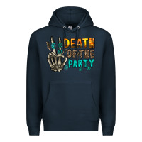 Navy death of party Premium Hoodie - RacoonDesign
