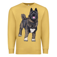 Antique Gold American akita Premium Sweatshirt - RanaPortraitStore