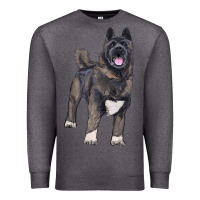 Charcoal Heather American akita Premium Sweatshirt - RanaPortraitStore