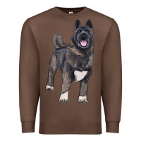 Chestnut American akita Premium Sweatshirt - RanaPortraitStore