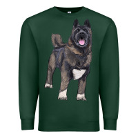 Sports Green American akita Premium Sweatshirt - RanaPortraitStore