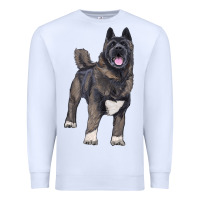 White American akita Premium Sweatshirt - RanaPortraitStore