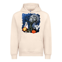 Sandshell halloween tree and ghosts Urban Hoodie - AdoDesignShop