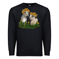 Black baby goats Premium Sweatshirt - RanaPortraitStore