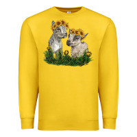 Lemon baby goats Premium Sweatshirt - RanaPortraitStore
