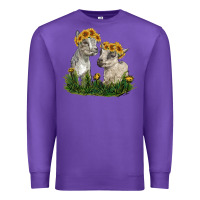 Purple baby goats Premium Sweatshirt - RanaPortraitStore