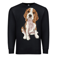 Black beagle Premium Sweatshirt - RanaPortraitStore
