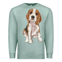 Seafoam beagle Premium Sweatshirt - RanaPortraitStore
