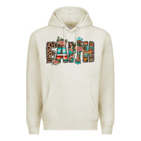 Oatmeal Heather faith Premium Hoodie - RacoonDesign