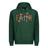 Sports Green faith Premium Hoodie - RacoonDesign