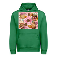 Emerald cafecito y chisme. Urban Hoodie - JahusDesignShop