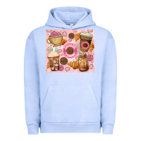 Pigment Grape Ice cafecito y chisme. Urban Hoodie - JahusDesignShop