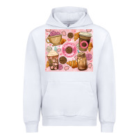 White cafecito y chisme. Urban Hoodie - JahusDesignShop