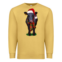 Antique Gold black angus Premium Sweatshirt - RanaPortraitStore