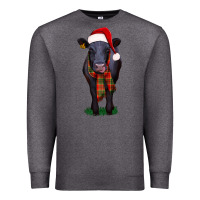 Charcoal Heather black angus Premium Sweatshirt - RanaPortraitStore