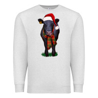 Oatmeal Heather black angus Premium Sweatshirt - RanaPortraitStore