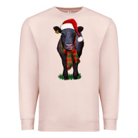 Pale Pink black angus Premium Sweatshirt - RanaPortraitStore