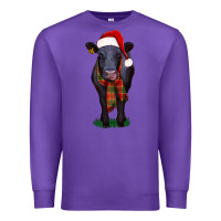Purple black angus Premium Sweatshirt - RanaPortraitStore
