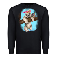 Black baby sloth Premium Sweatshirt - RanaPortraitStore