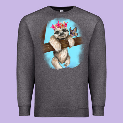 Premium Sweatshirt baby sloth