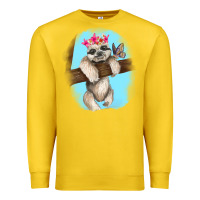 Lemon baby sloth Premium Sweatshirt - RanaPortraitStore