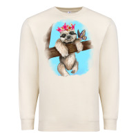 Sandshell baby sloth Premium Sweatshirt - RanaPortraitStore