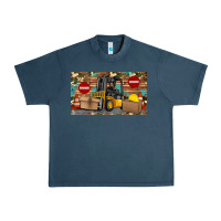 Midnight Navy forklift sippy Urban Heavy Tee - Artiststas