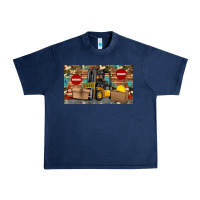 Navy forklift sippy Urban Heavy Tee - Artiststas