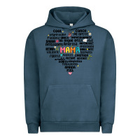 Pigment Midnight Navy spanish mothers day Urban Hoodie - JahusDesignShop