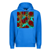 True Royal leopard roses seamless pattern Premium Hoodie - HRA Design Shop