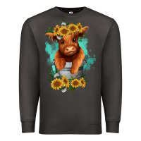 Smoke baby cow in a bucket Premium Sweatshirt - RanaPortraitStore