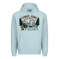 Blue Mist camp fire squad Premium Hoodie - CowhideDigitalArt