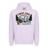 Lilac camp fire squad Premium Hoodie - CowhideDigitalArt
