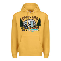 Mustard camp fire squad Premium Hoodie - CowhideDigitalArt