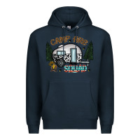 Navy camp fire squad Premium Hoodie - CowhideDigitalArt