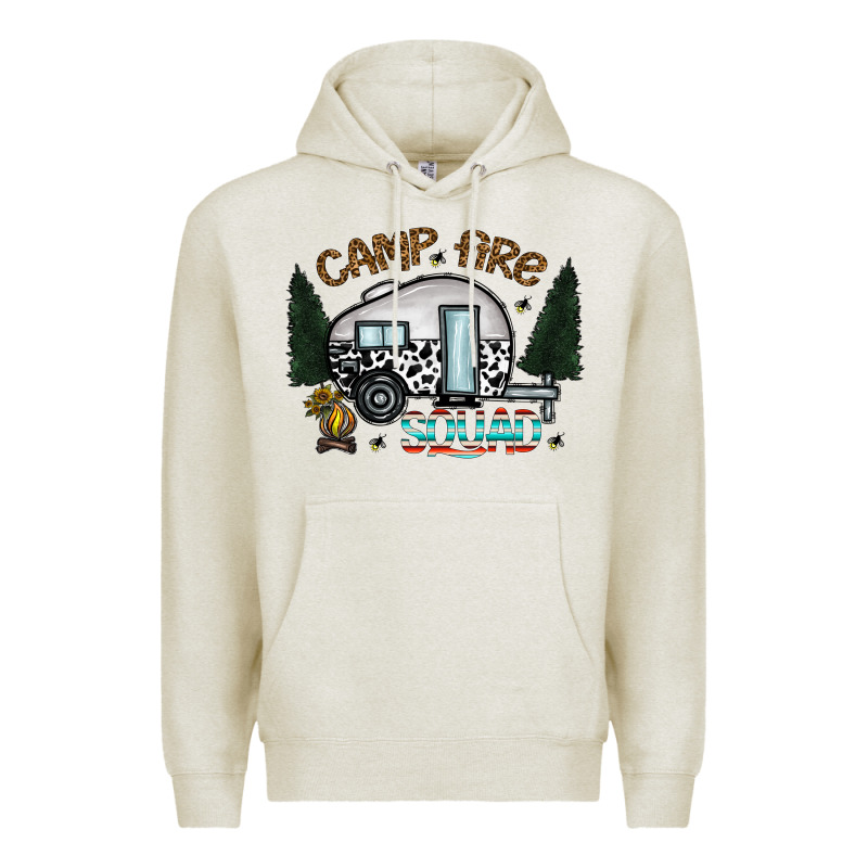 Camp Fire Squad Premium Hoodie by CowhideDigitalArt | Teevron