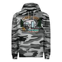Slate Camo camp fire squad Premium Hoodie - CowhideDigitalArt