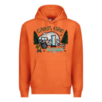 Carrot camp fire squad Premium Hoodie - CowhideDigitalArt
