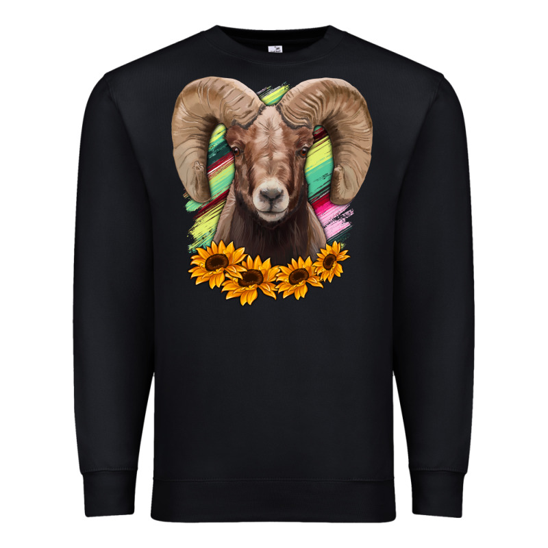Bighorn Sheep Premium Sweatshirt by RanaPortraitStore | Teevron