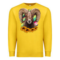 Lemon bighorn sheep Premium Sweatshirt - RanaPortraitStore