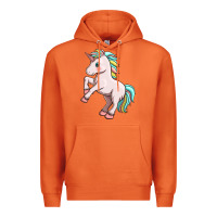 Carrot cute unicorn Premium Hoodie - FaDigitalArtStudio