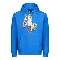 True Royal cute unicorn Premium Hoodie - FaDigitalArtStudio