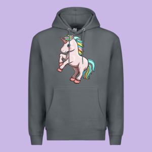 Cute Unicorn Premium Hoodie Designed By Fadigitalartstudio