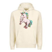 Tofu cute unicorn Premium Hoodie - FaDigitalArtStudio