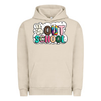 Pigment French Oak peace out school Urban Hoodie - JahusDesignShop