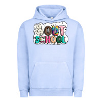 Pigment Grape Ice peace out school Urban Hoodie - JahusDesignShop