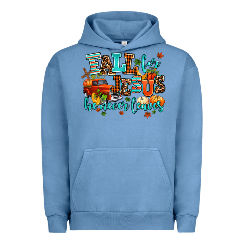Fall For Jesus He Never Leaves Urban Hoodie by AdoDesignShop | Teevron